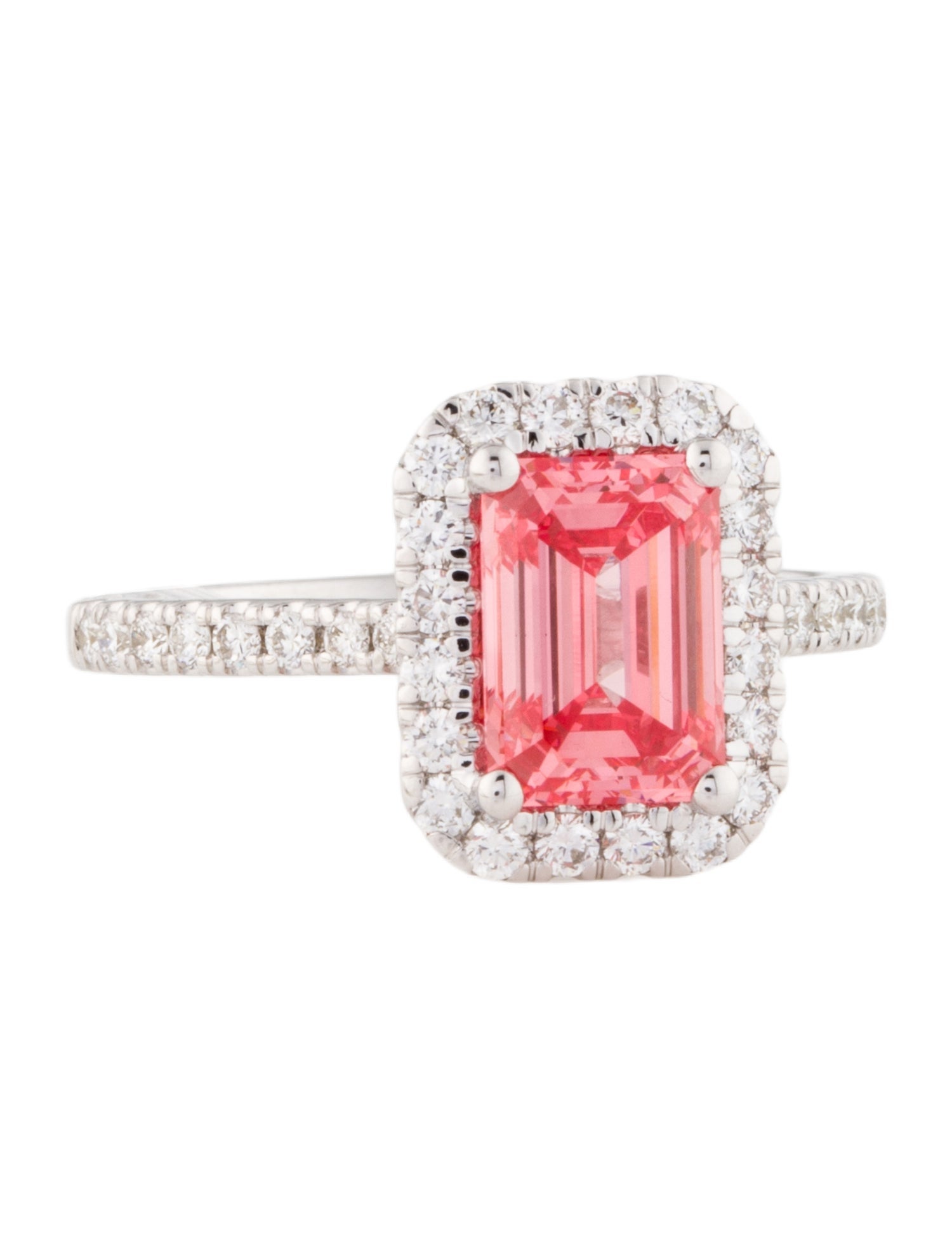 Ring 14K 2.53ctw Lab-Grown Diamond Halo Set