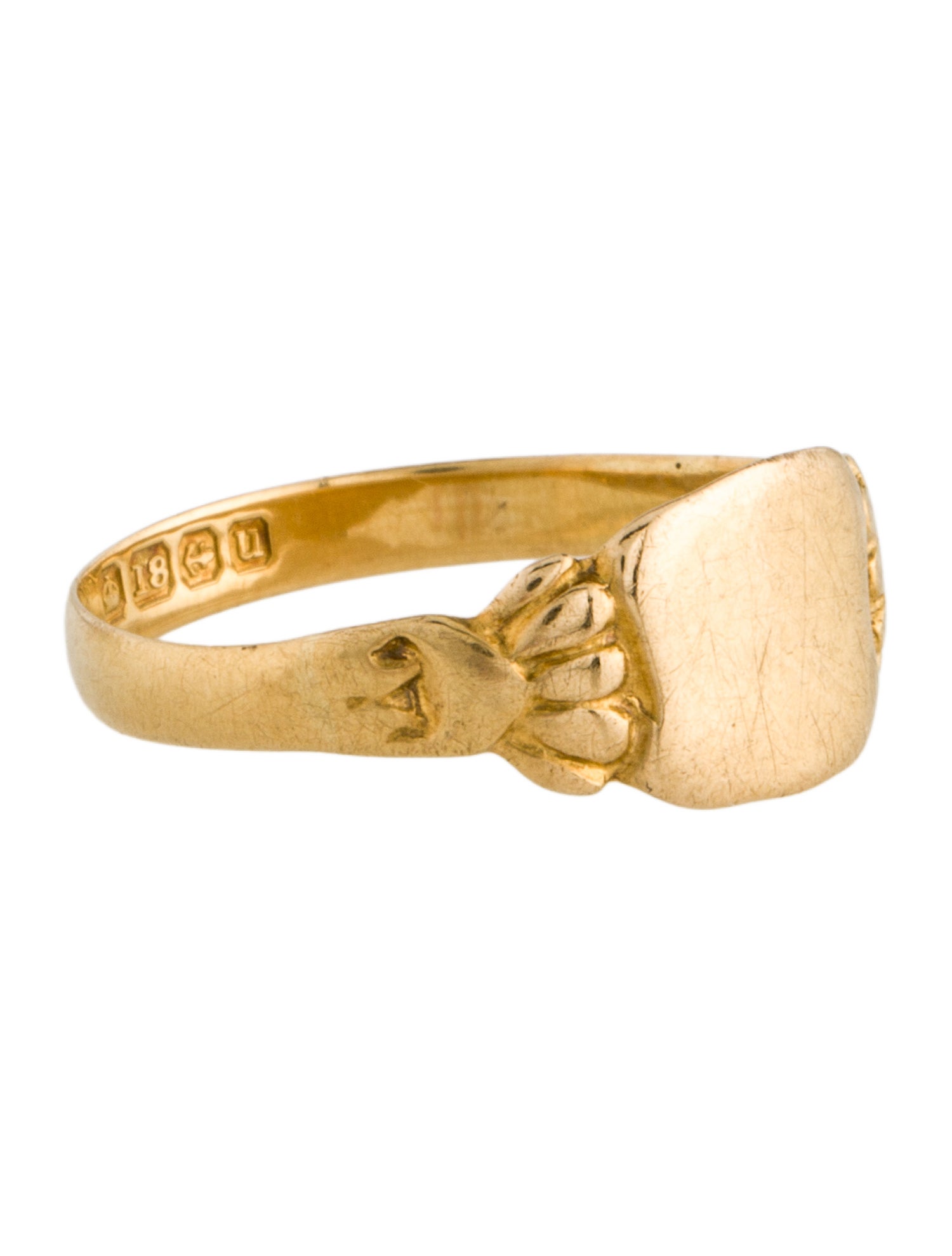 Ring Vintage 18K Petite Signet