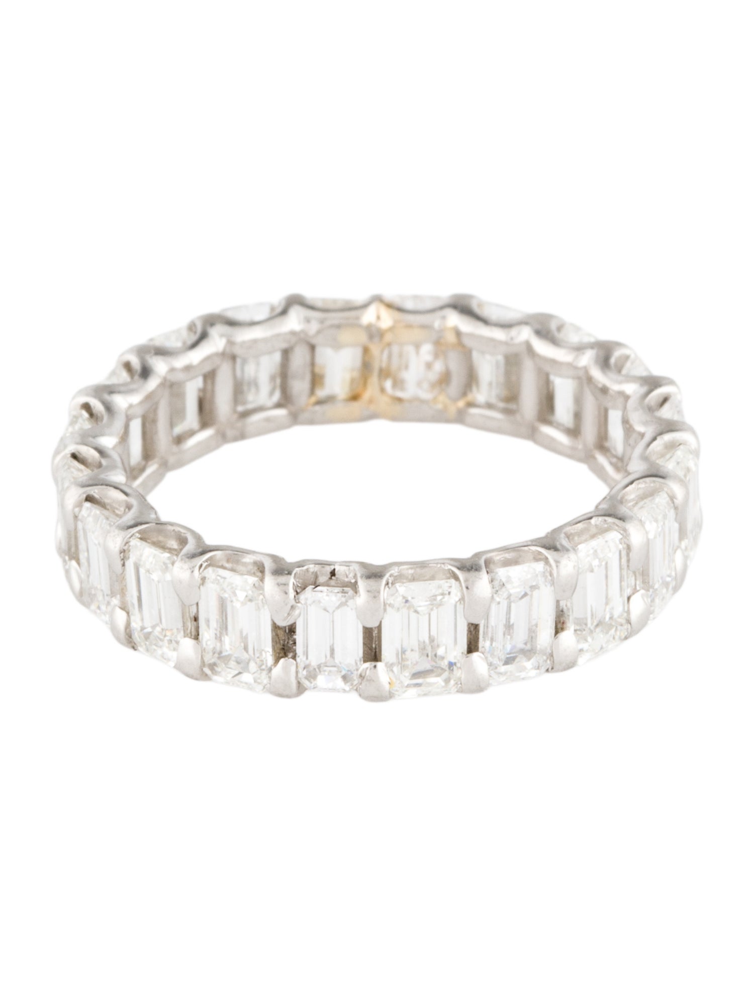 Ring Platinum 3.80ctw Diamond Eternity Band
