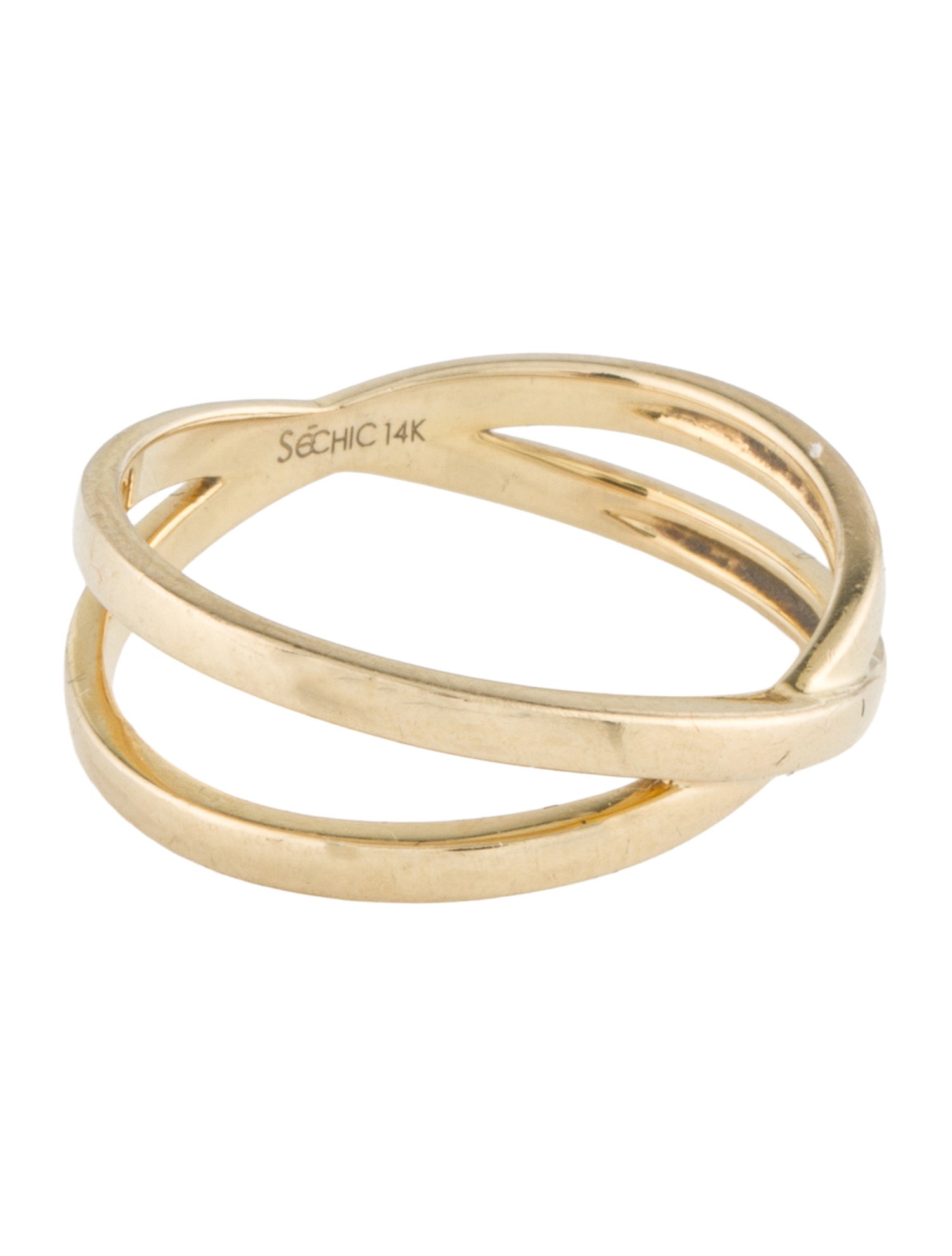 Ring Séchic 14K Intertwined Band Ring