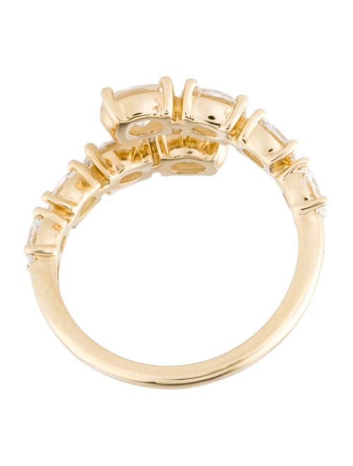 Ring 14K 1.95ctw Lab-Grown Bypass Ring