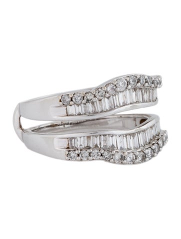 Ring Wedding Band 14K Diamond Enhancer 6.75