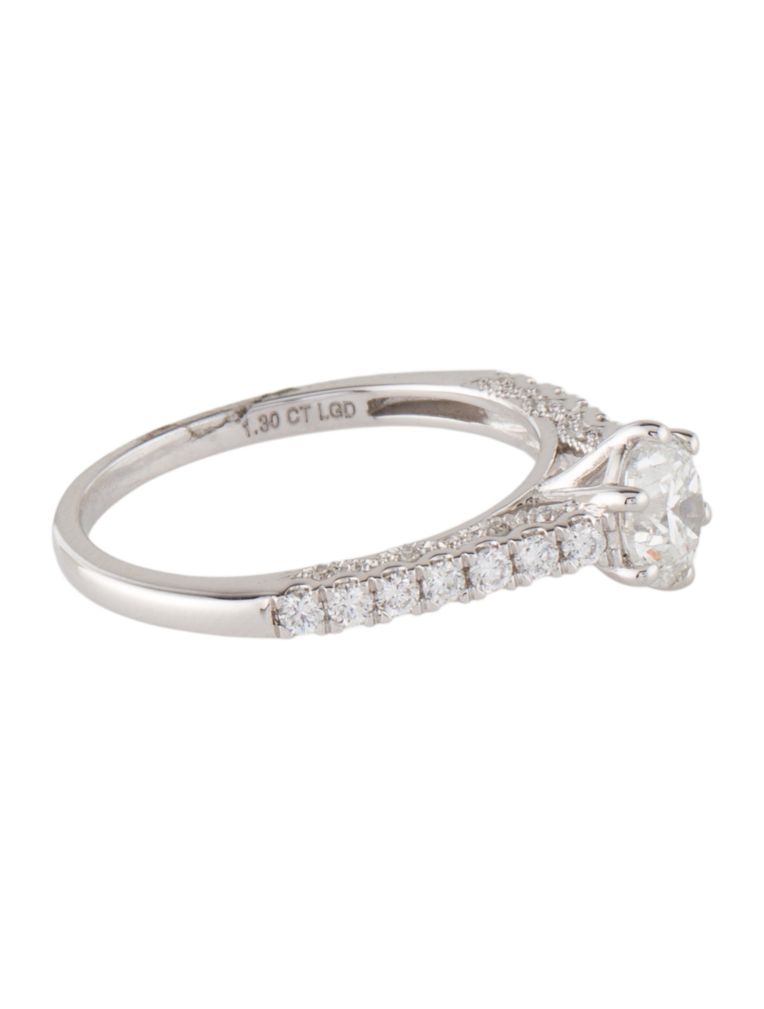Ring 14K 1.00ct Lab-Grown Diamond Engagement