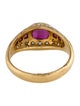Ring 18K Ruby & Diamond Cocktail Ring