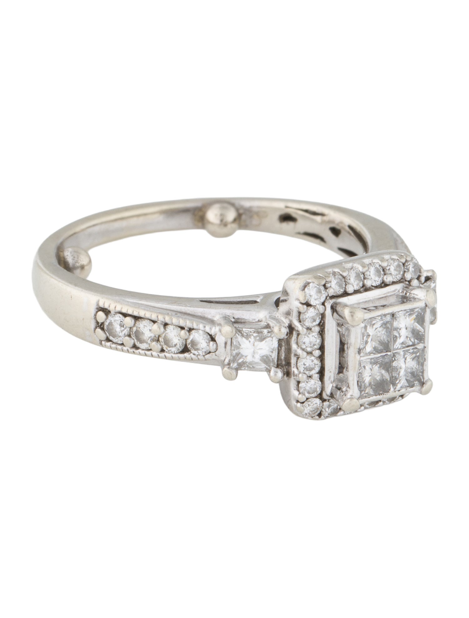 Ring 10K Diamond Cocktail Ring