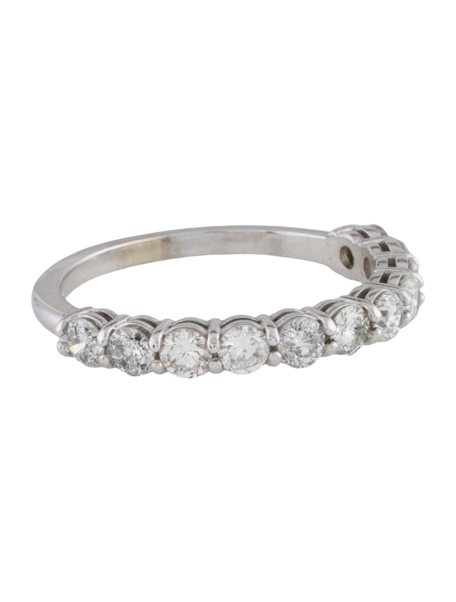 Ring 14K 1.10ctw Diamond Half Eternity Band