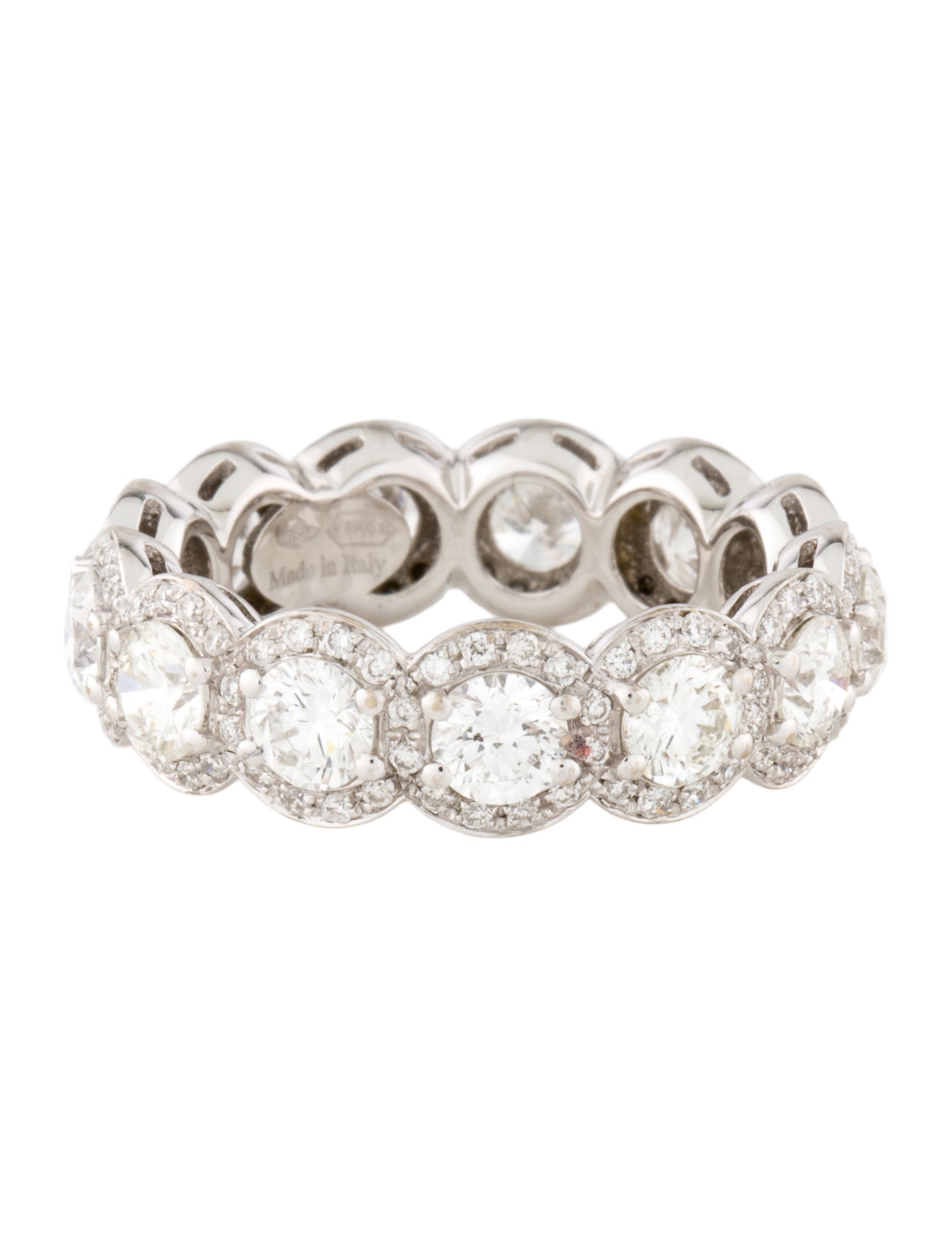 Ring 18K 3.12ctw Diamond Eternity Band