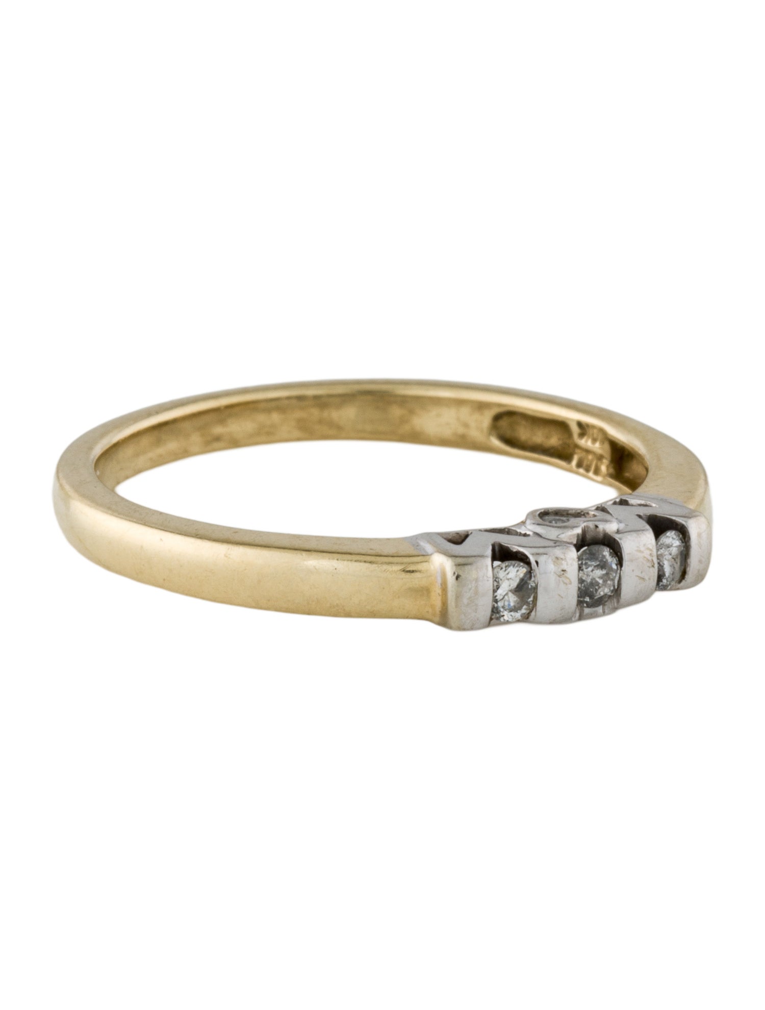 Ring 10K Diamond 'MOM' Band