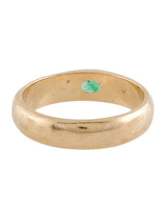 Ring 14K Emerald Stacking Ring