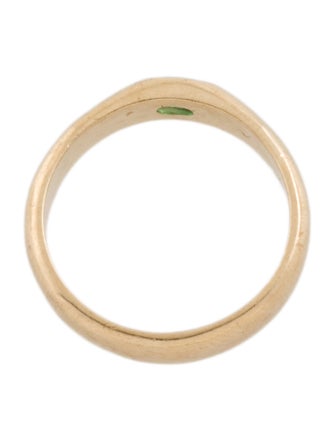 Ring 14K Emerald Stacking Ring