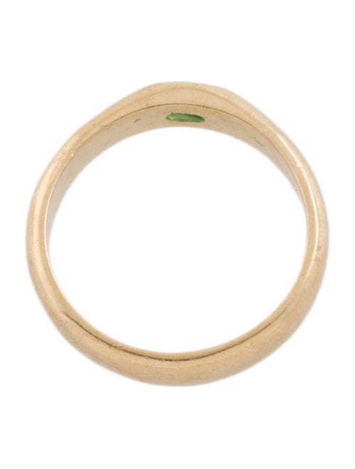 Ring 14K Emerald Stacking Ring