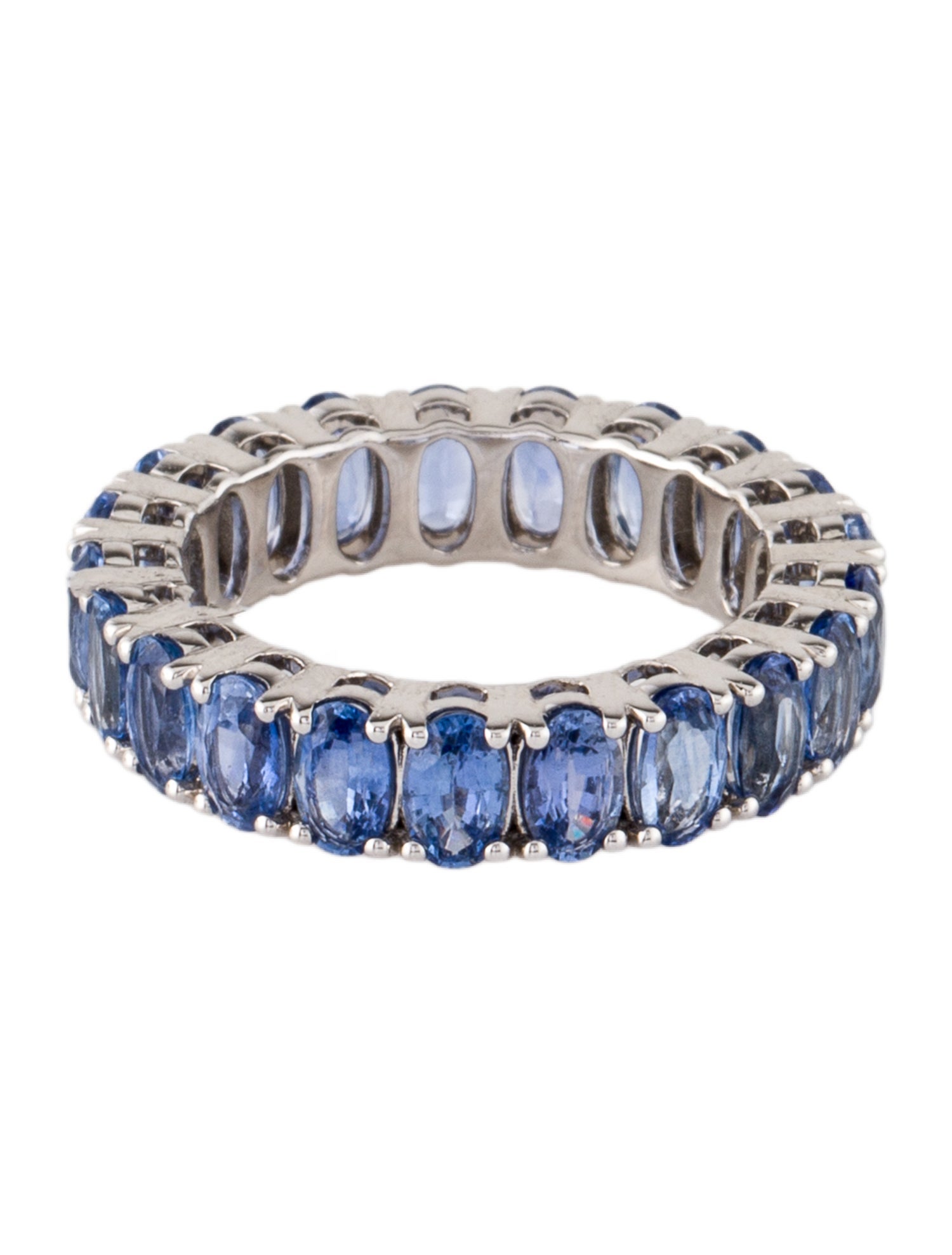 Ring 14K 5.86ctw Sapphire Eternity Band