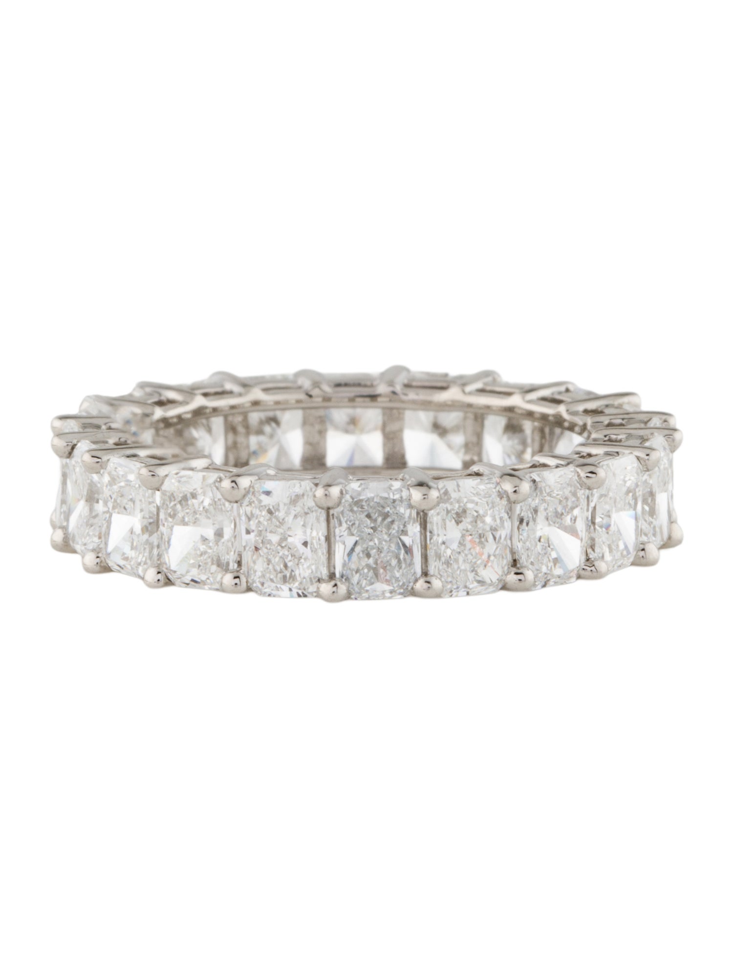 Ring Platinum 4.83ctw Lab-Grown Diamond Eternity Band