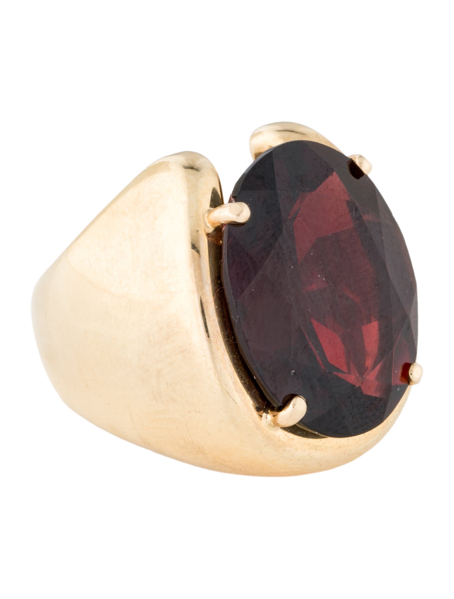 Ring 14K 21.09ctw Garnet Cocktail RIng