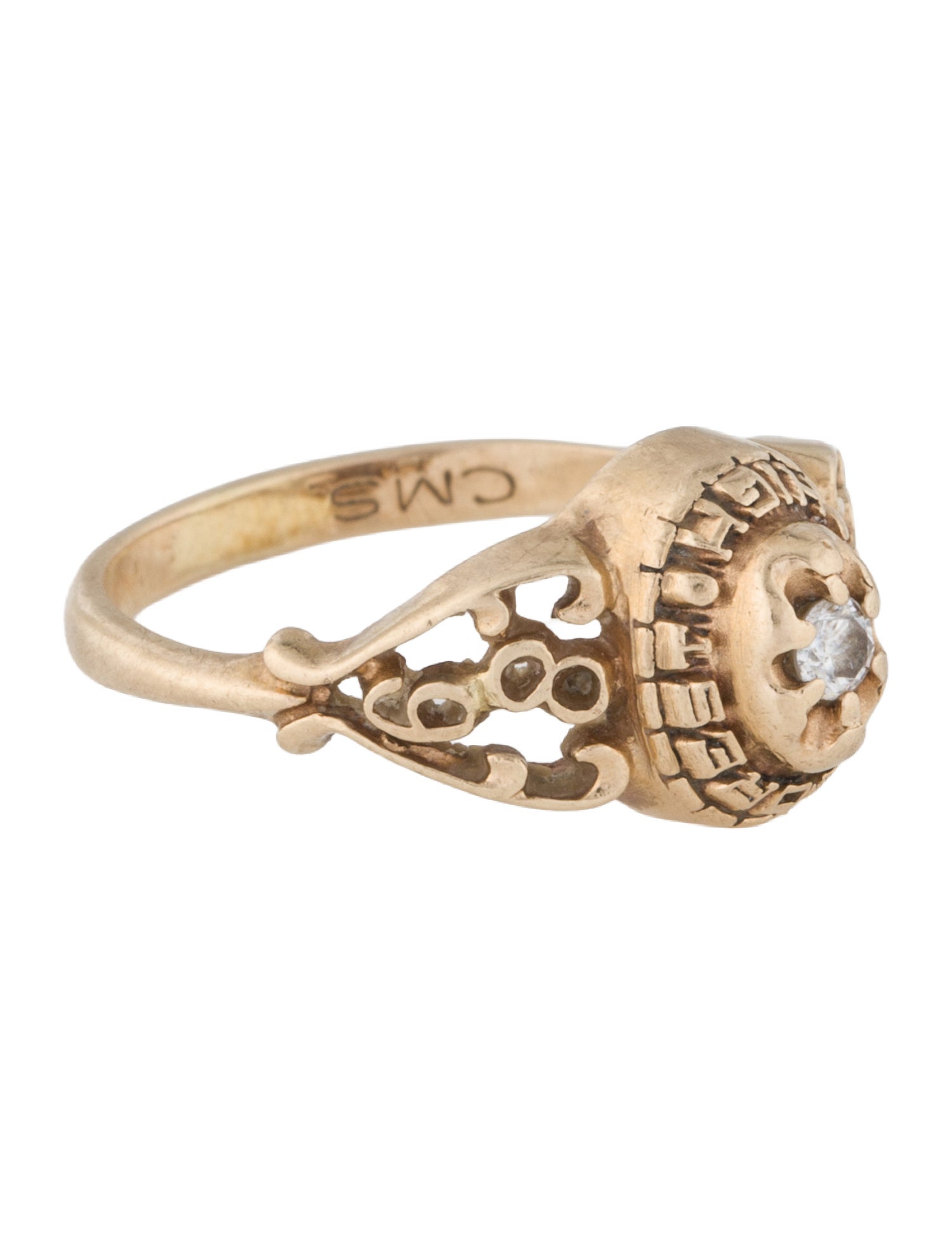 Ring 10K Diamond Class Ring