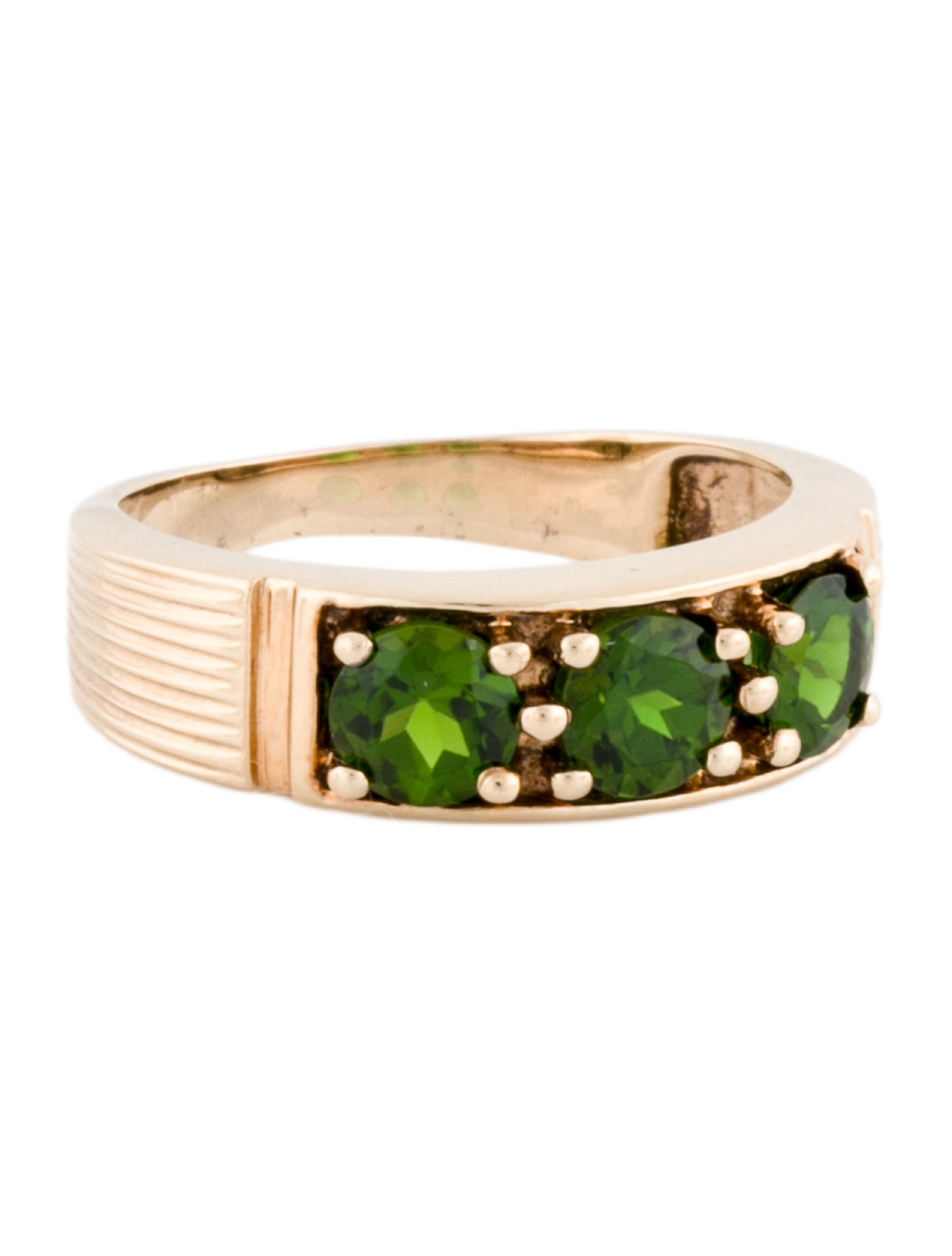 Ring 10K Diopside Band