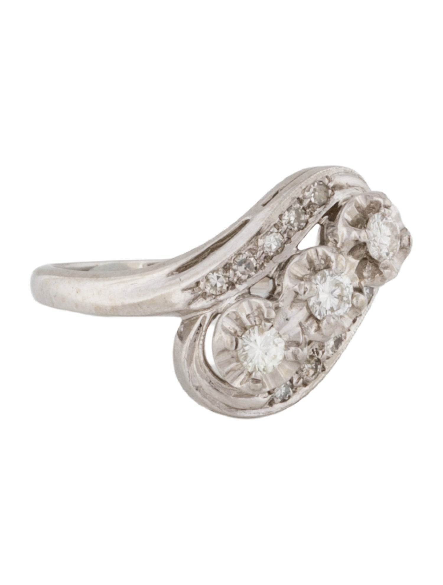 Ring 14K Diamond Cocktail Ring