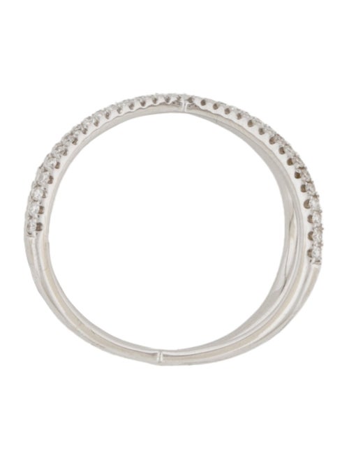Ring 18K Diamond Criss-Cross Ring
