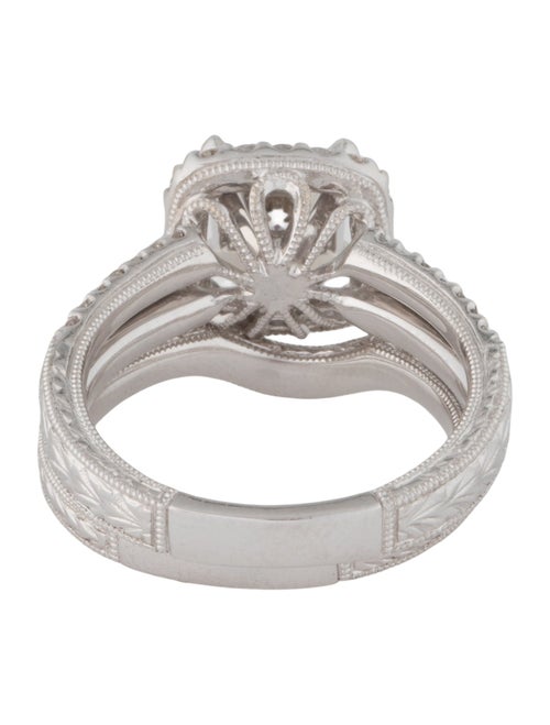 Ring 14K 1.02ctw Diamond Cluster Wedding Ring Set