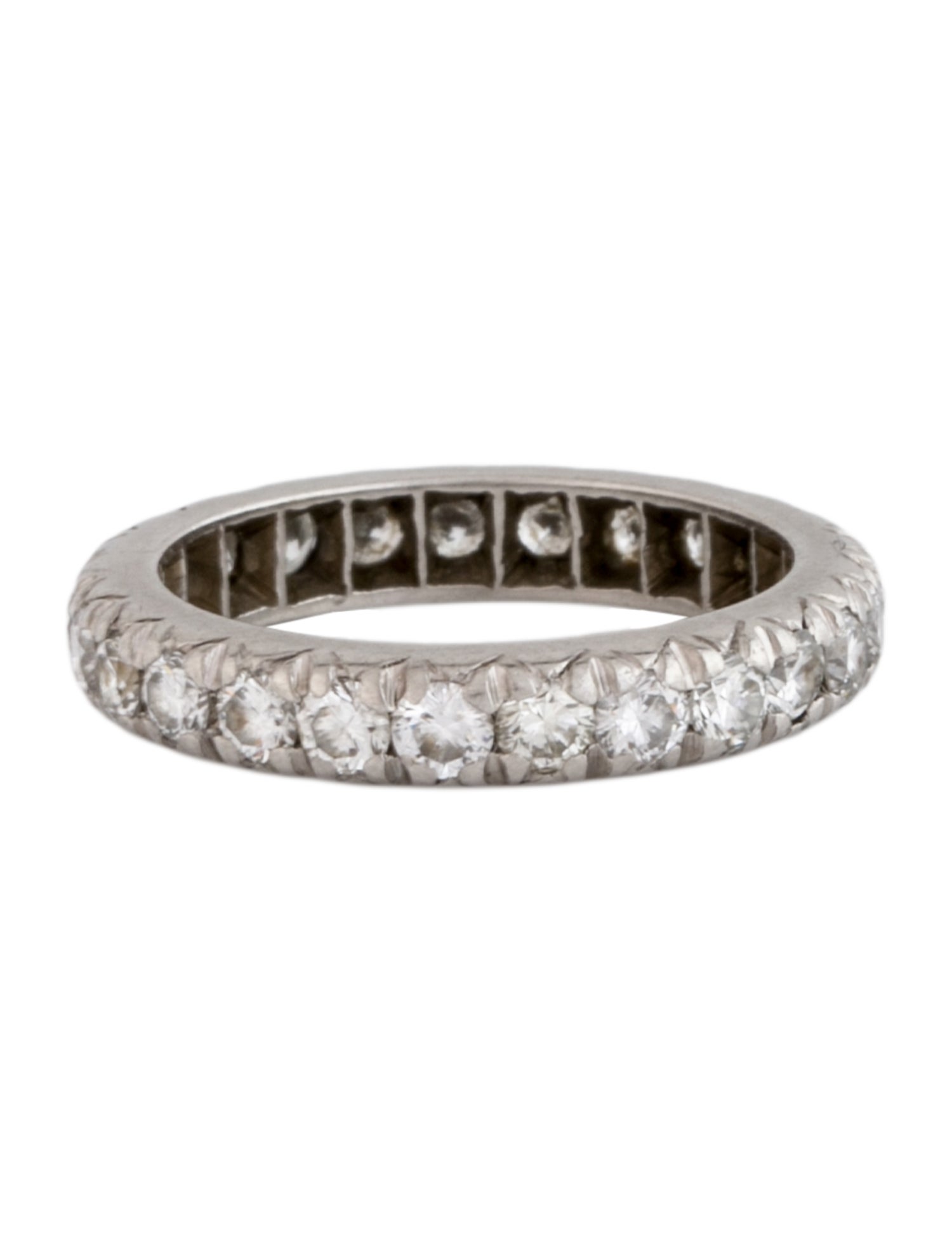 Ring Platinum 1.38ctw Diamond Eternity Band
