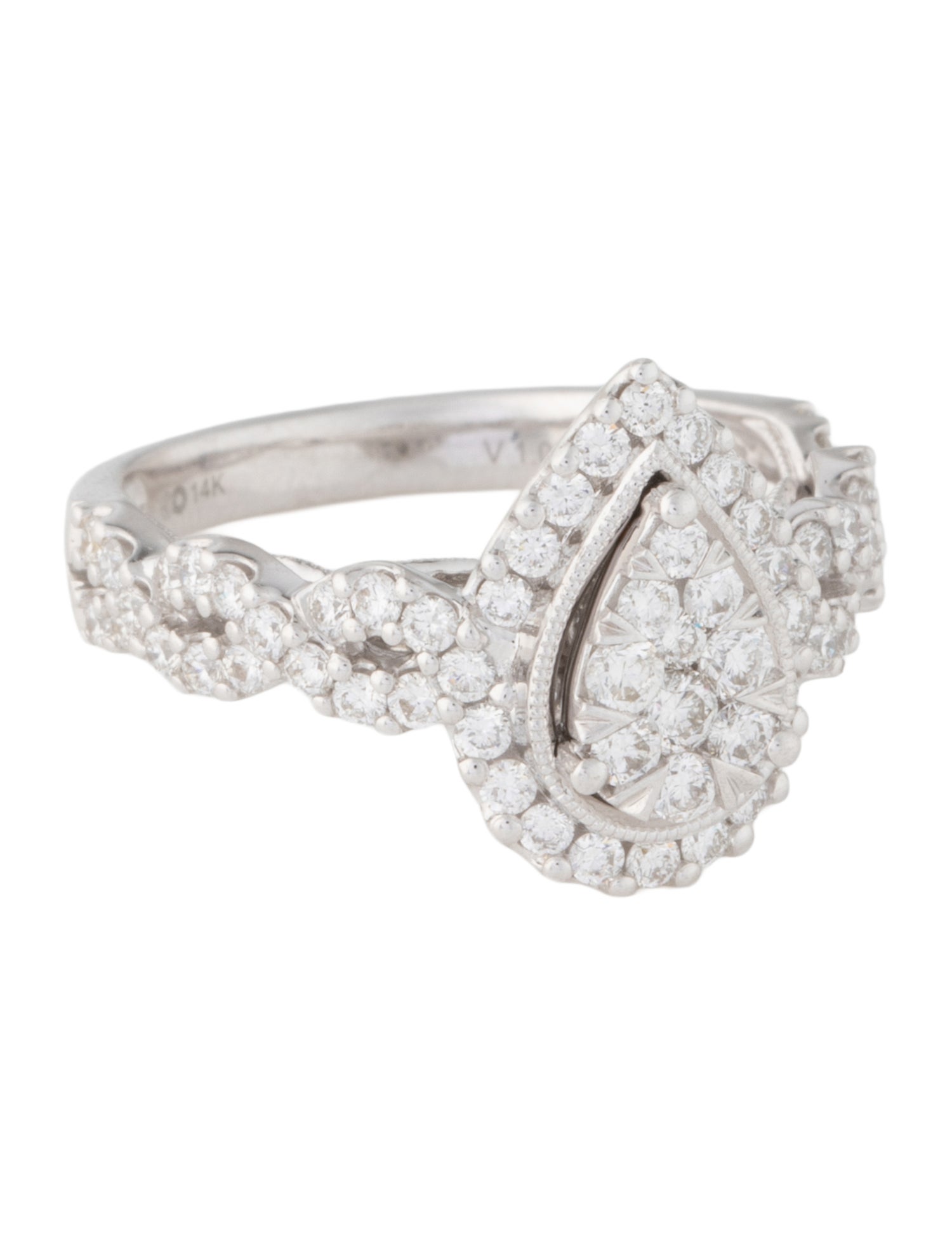 Ring 14K 1.01ctw Diamond Cocktail Ring