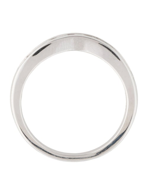 Ring 14K Diamond Curved Band