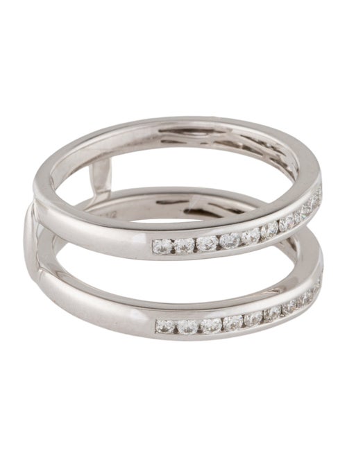 Ring 14K Diamond Two Row Band