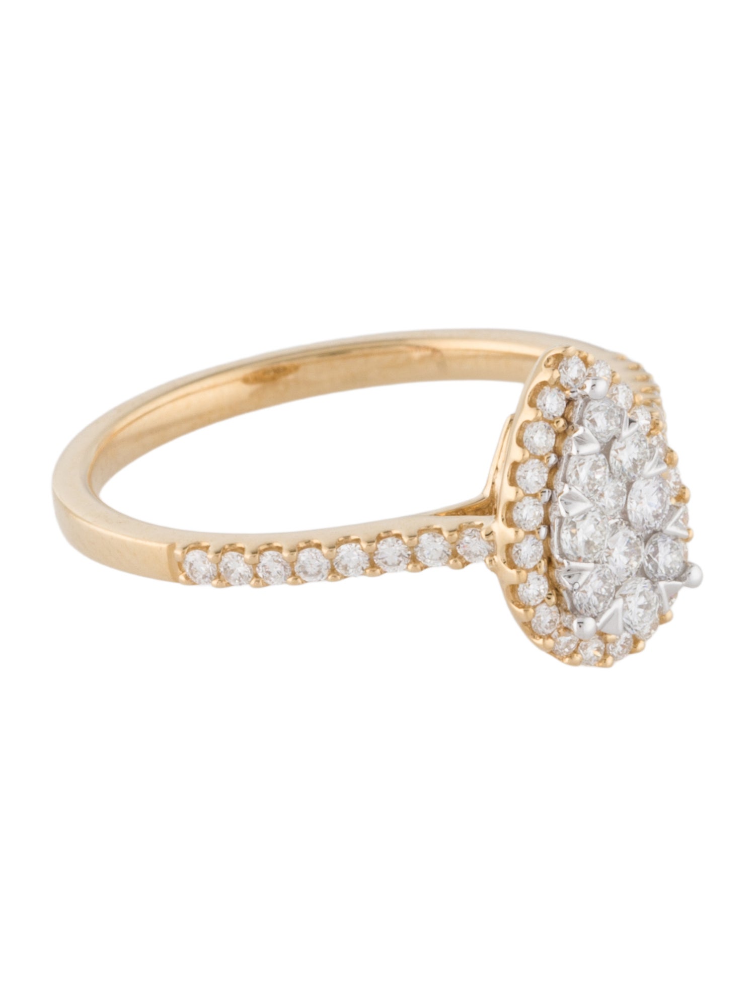 Ring 14K Diamond Cocktail Ring