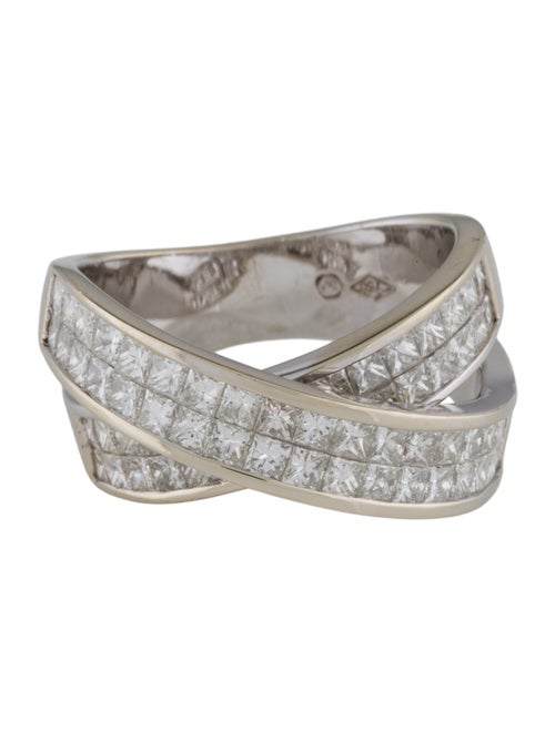 Ring 18K 1.88ctw Diamond Crossover Ring