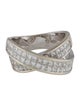Ring 18K 1.88ctw Diamond Crossover Ring