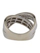 Ring 18K 1.88ctw Diamond Crossover Ring