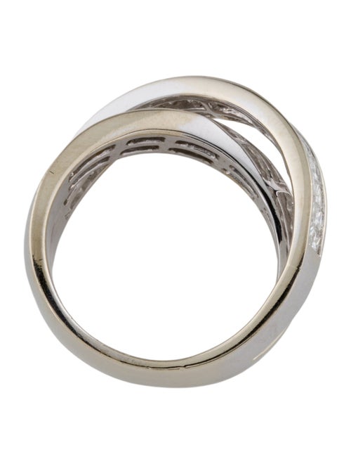 Ring 18K 1.88ctw Diamond Crossover Ring