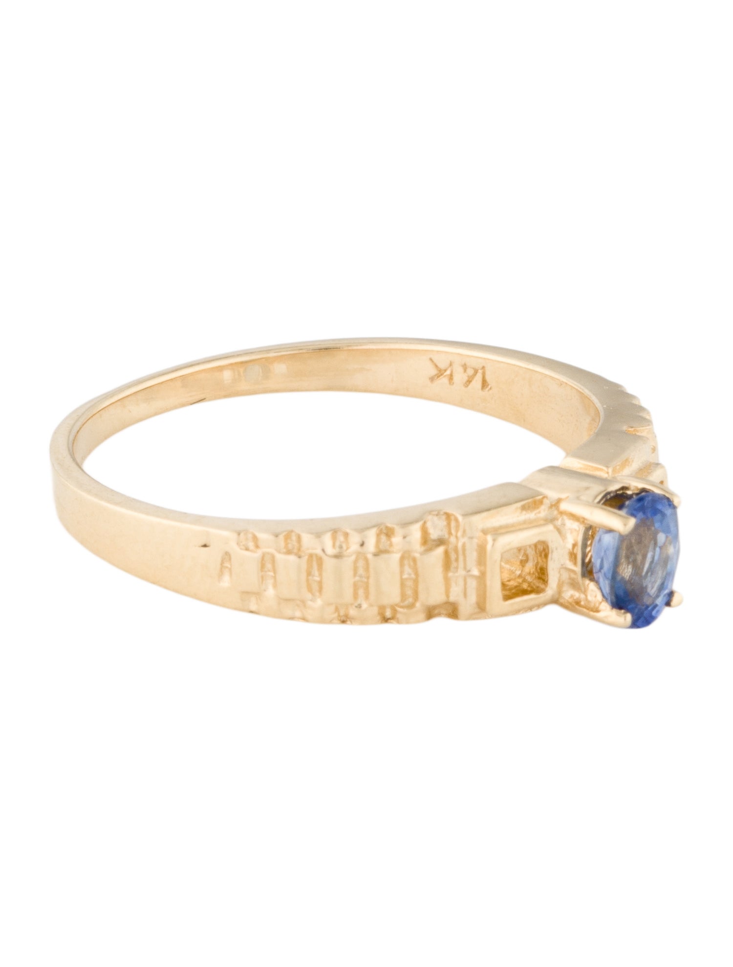 Ring 14K Sapphire Cocktail Ring