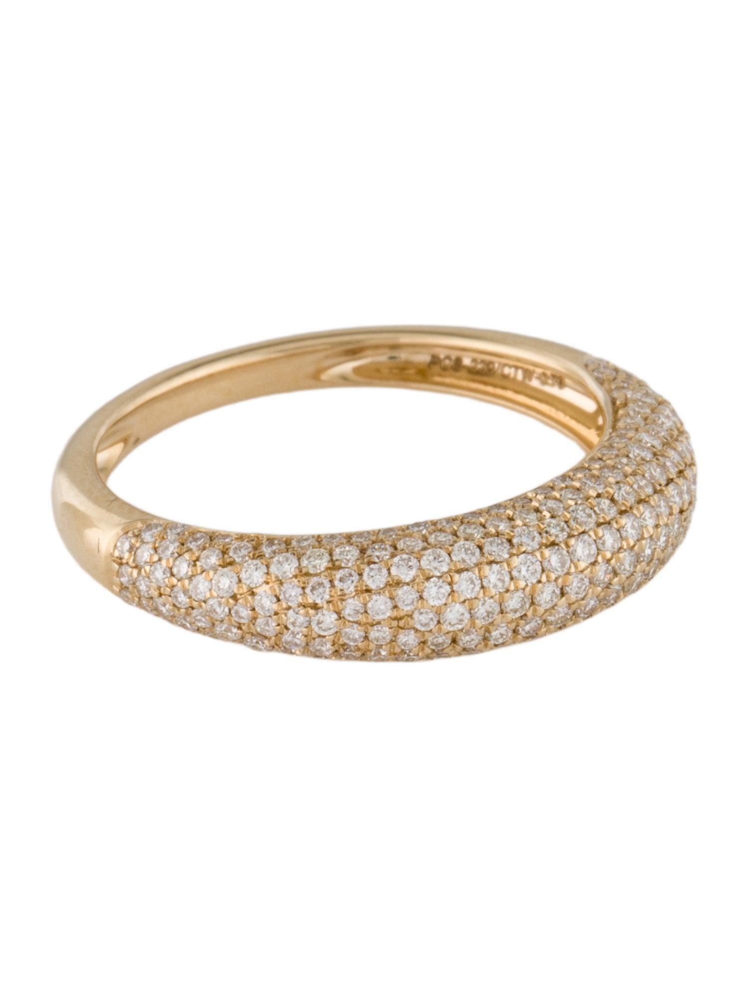 Ring 14K Diamond Pavé Band