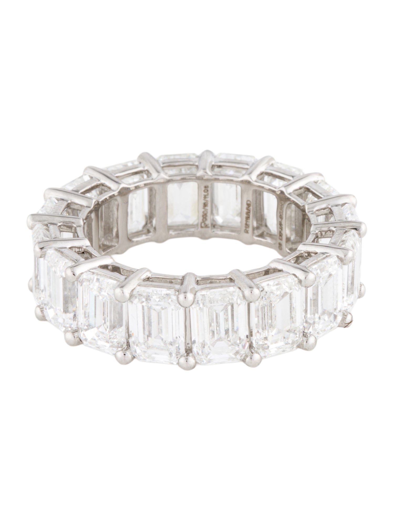 Ring Platinum 11.93ctw Lab-Grown Diamond Eternity Band