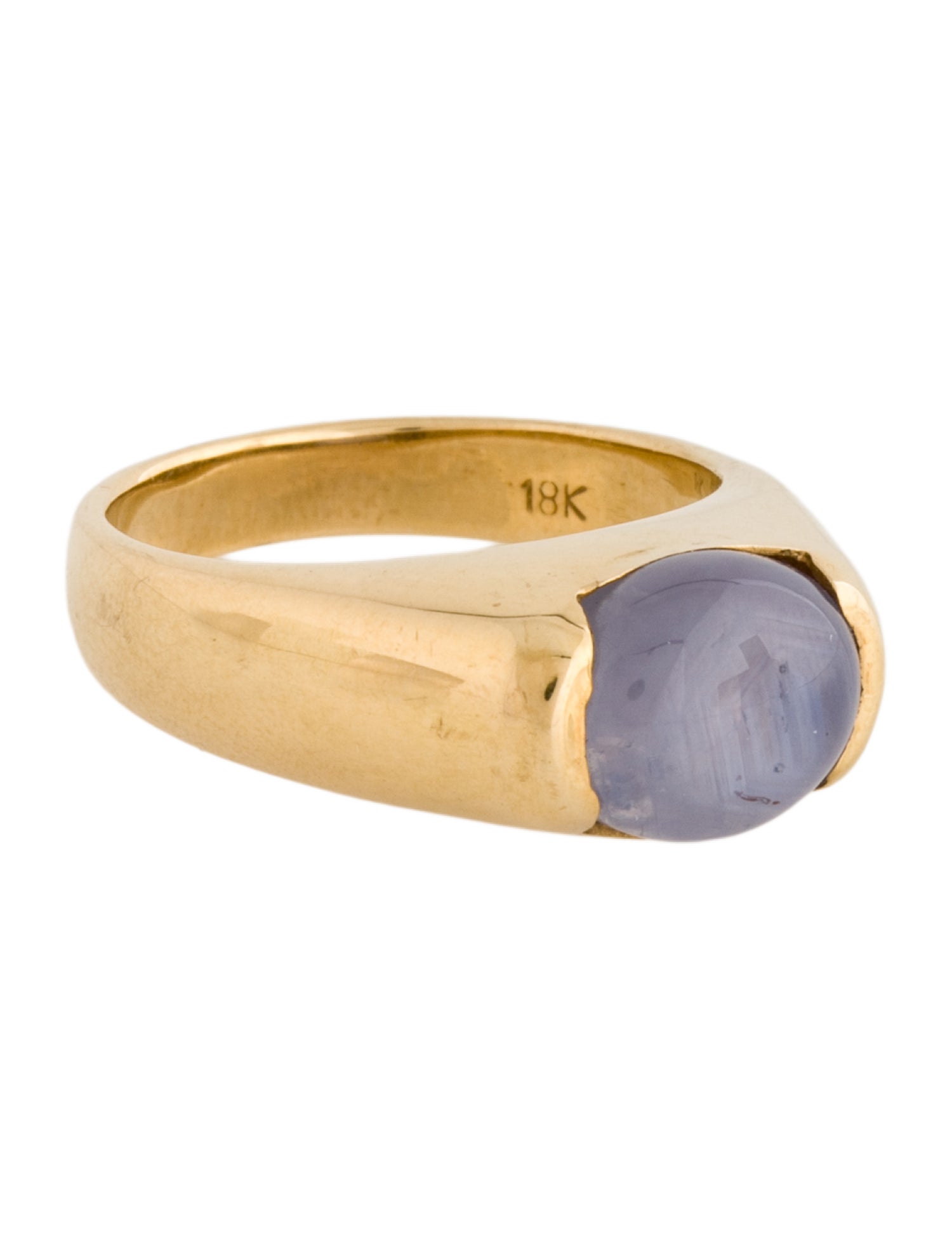 Ring 18K 7.43ct Star Sapphire Ring