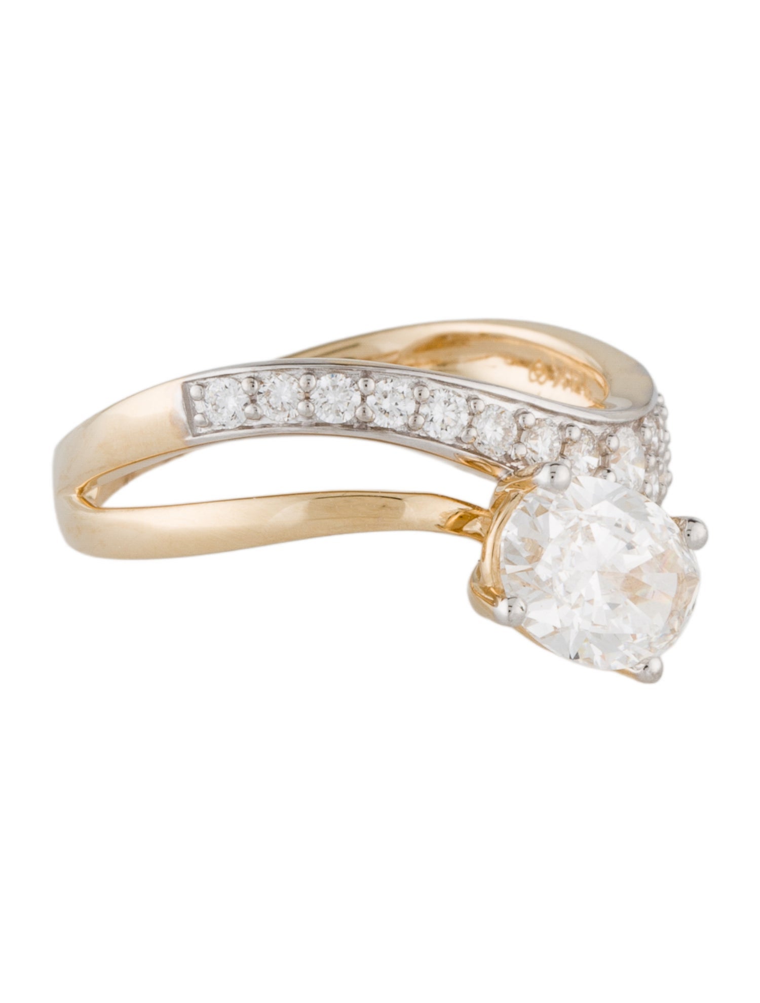 Ring 14K 1.40ctw Lab-Grown Diamond Cocktail Ring