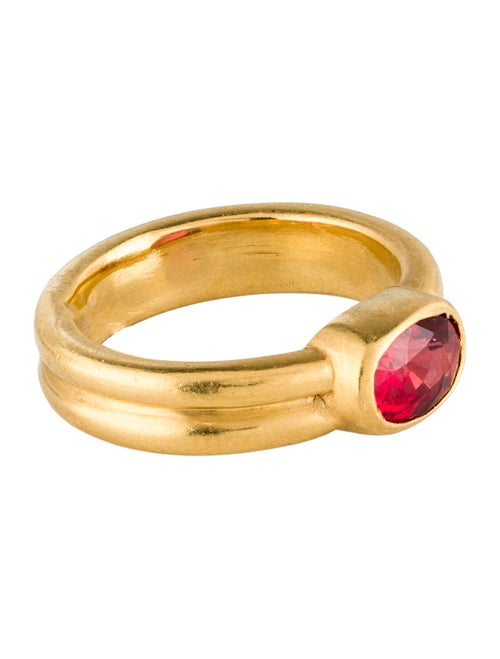 Ring 22K 1.39ct Ruby Cocktail Ring