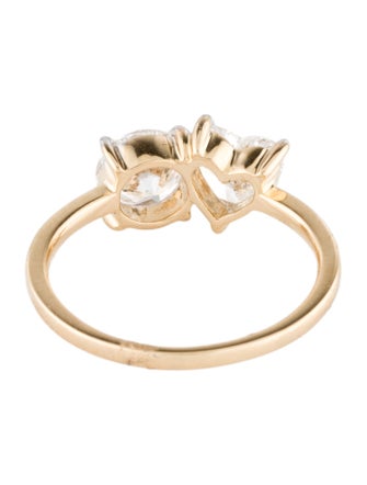 Ring 14K 2.00ctw Lab-Grown Diamond Toi Et Moi