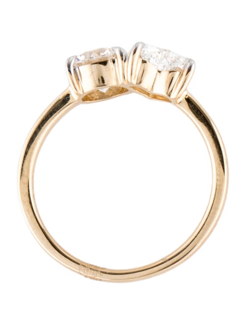 Ring 14K 2.00ctw Lab-Grown Diamond Toi Et Moi