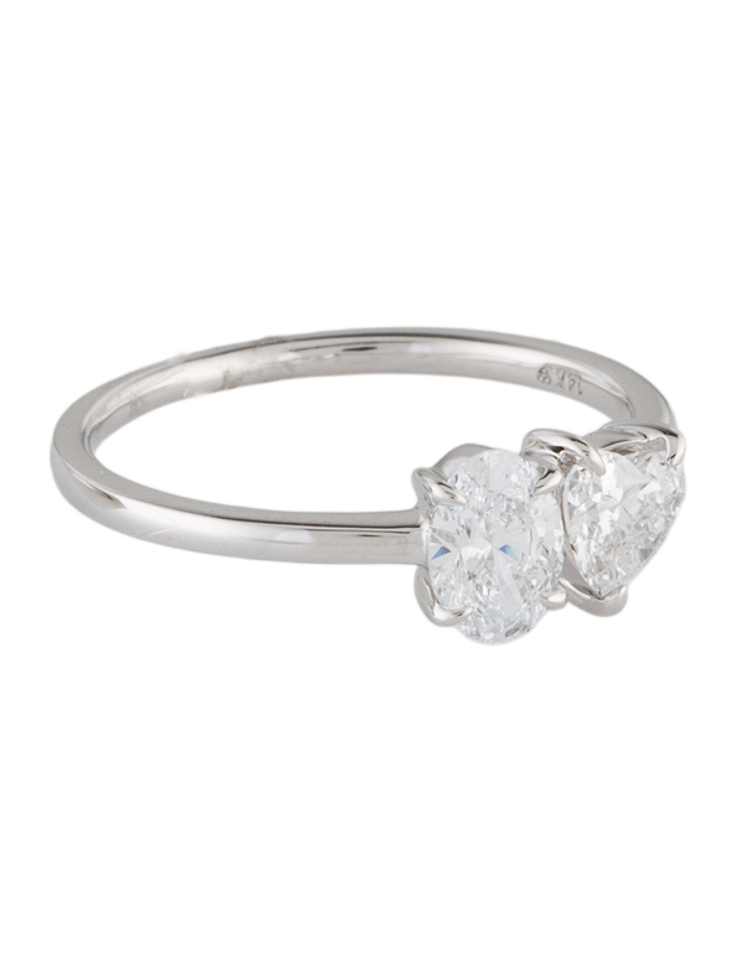 Ring 1.00ctw Lab-Grown Diamond Toi et Moi Engagement Ring
