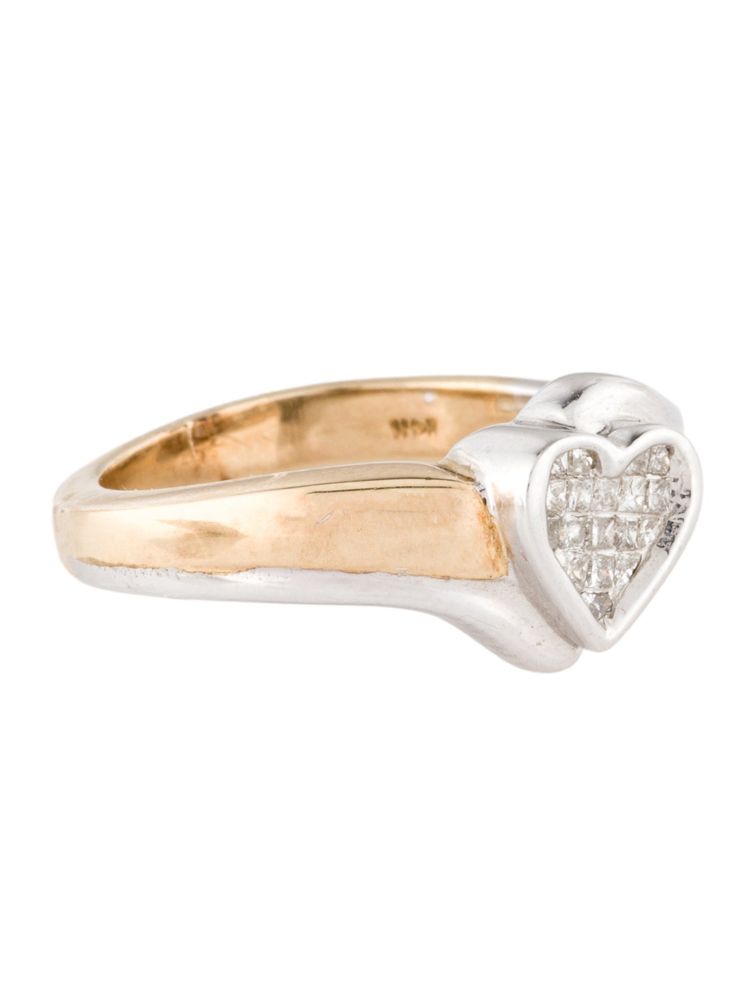 Ring 14K Diamond Heart Ring