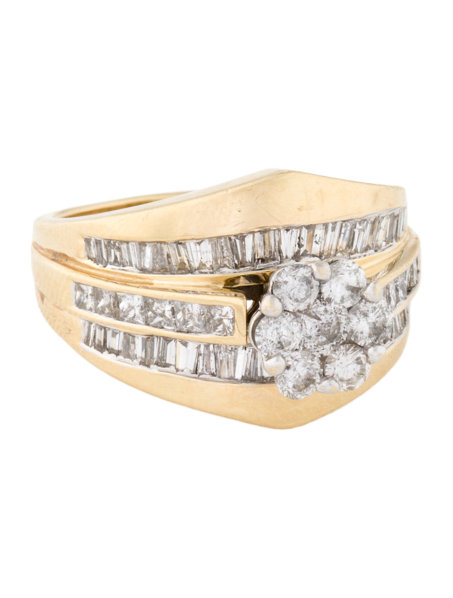 Ring 14K 1.71ctw Diamond Cocktail Ring