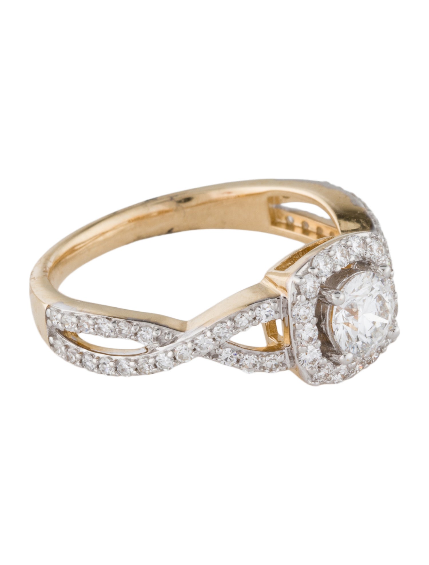 Ring 14K 1.00ctw Lab-Grown Diamond Engagement Ring