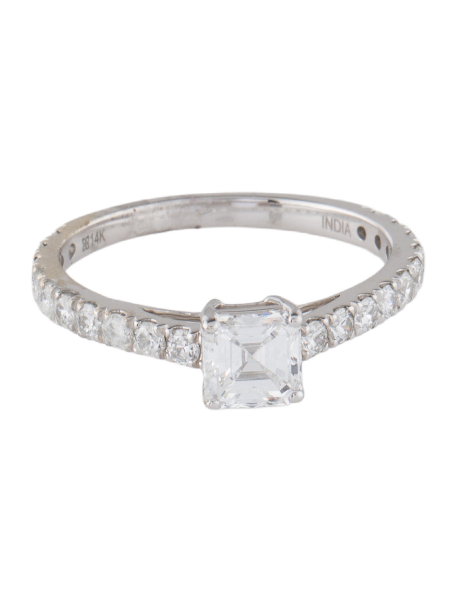 Ring 14K 1.00ct Lab-Grown Diamond Engagement