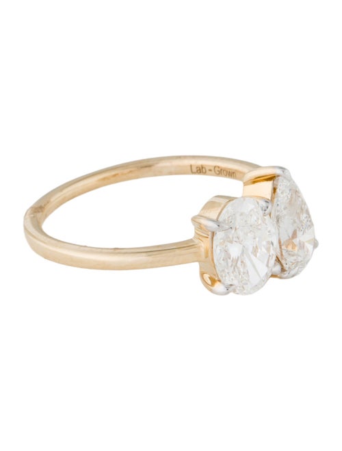 Ring 14K 2.00ctw Lab-Grown Diamond Toi et Moi Ring