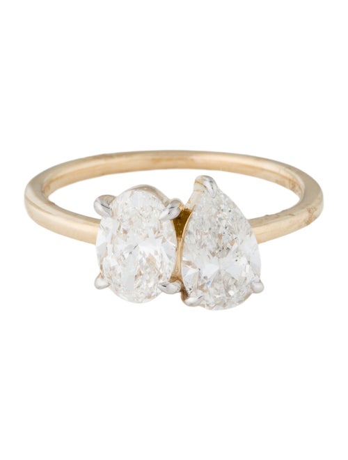 Ring 14K 2.00ctw Lab-Grown Diamond Toi et Moi Ring