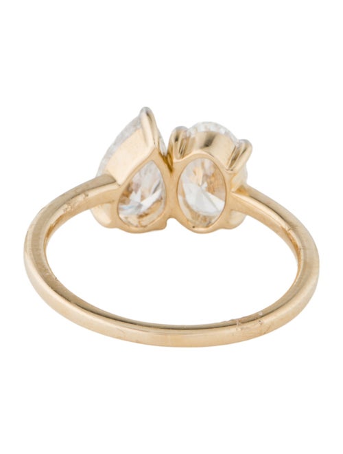 Ring 14K 2.00ctw Lab-Grown Diamond Toi et Moi Ring