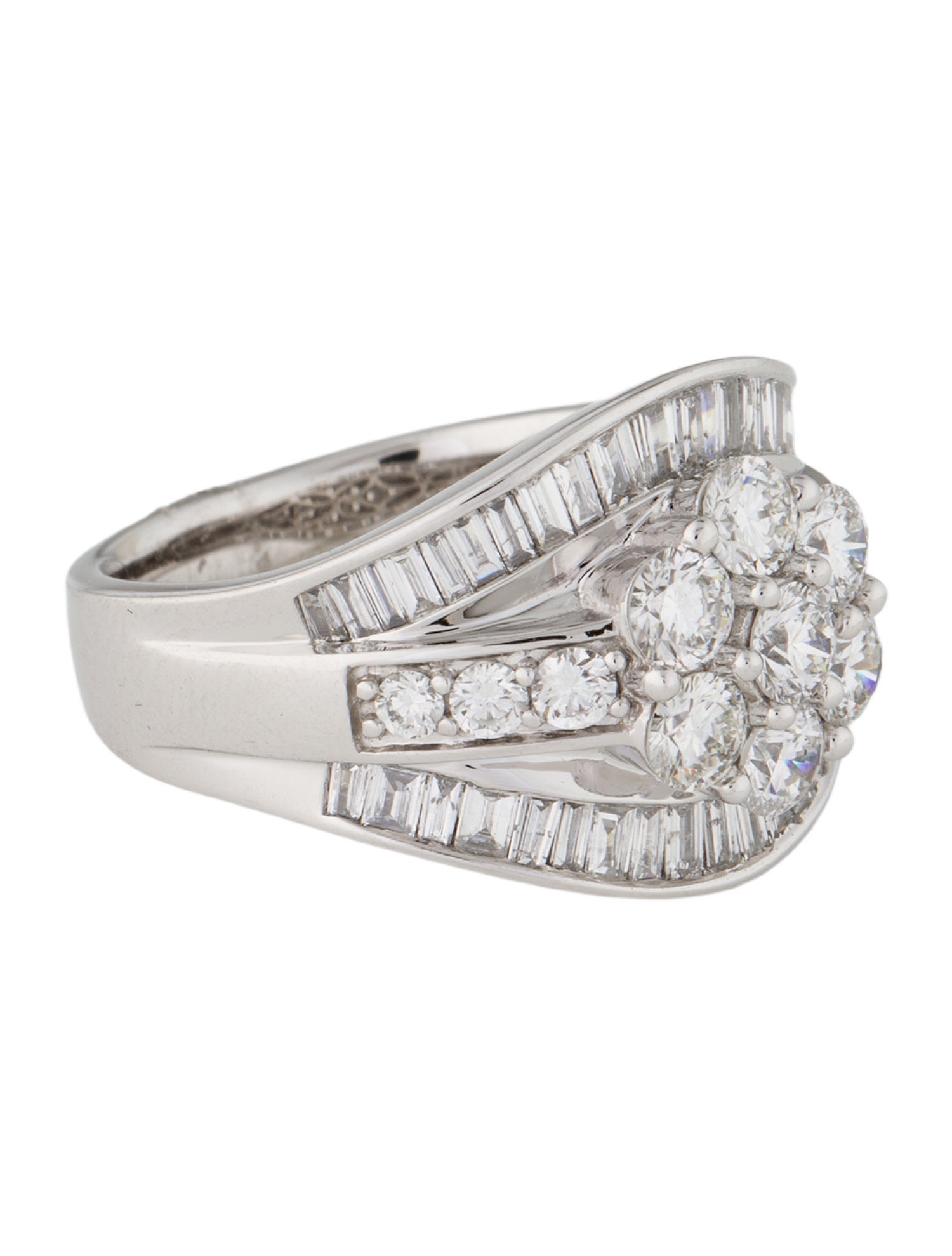 Ring 14K 2.00ctw Lab-Grown Diamond Cocktail Ring