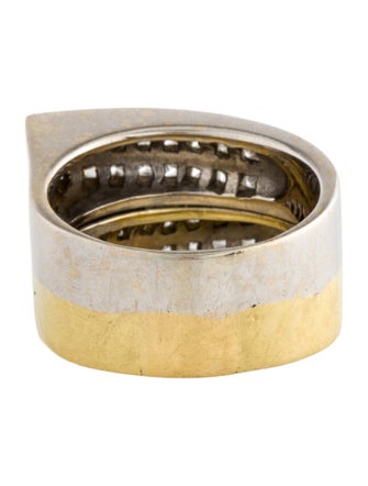 Ring 18K 2.08ctw Diamond Bypass Ring